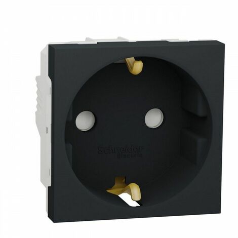 Prise Schuko anthracite SCHNEIDER NU303754