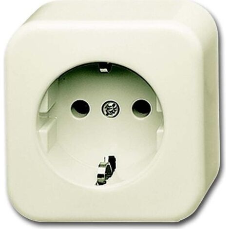 Prise SCHUKO® blanc Busch-Duro 2000® AP