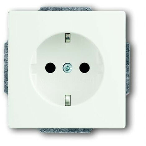 Prise SCHUKO Blanc mat 2CKA002013A5373 ABB BJE513004