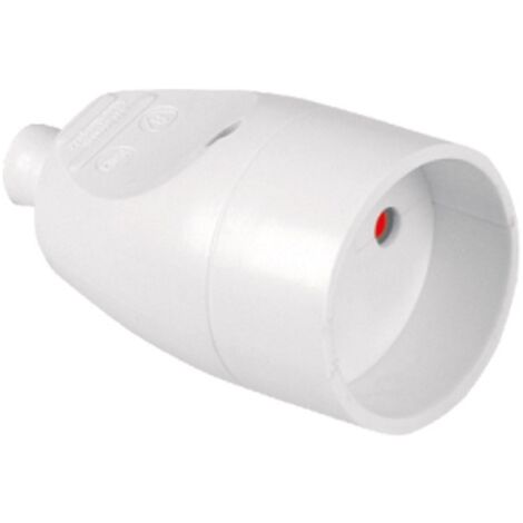 PRISE SIMPLE 16 A 250 V DÉTAILLABLE B/U BLANC - VT-302-0010