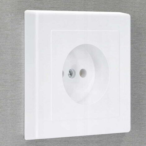 Prise simple sans terre IP20 16A 250V Encastrable Blanc