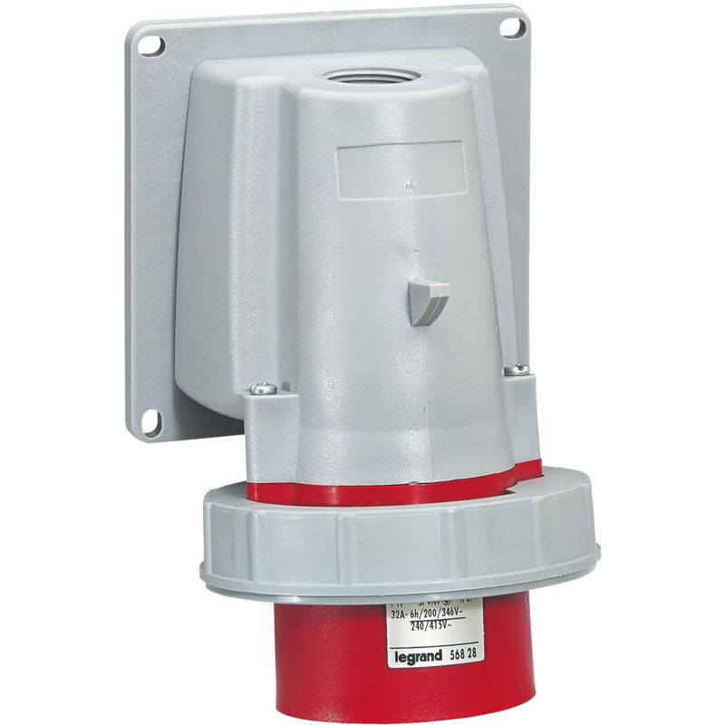 Legrand - socle connecteur P17 IP66/67 32 a 380/415 v 3P+N+T 056828