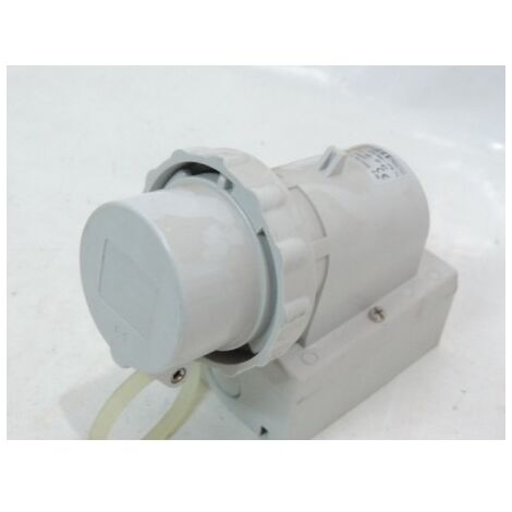 Prise socle 3P+T 16A 400V mâle rouge connecteur saillie 6H IK09 IP67 OTO+ BALS 24257