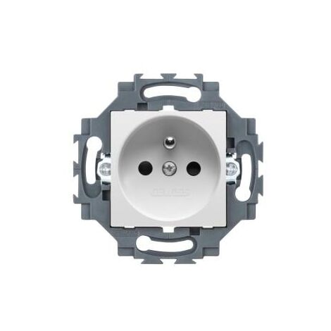 PRISE STD FRANCAIS 2P+T 16A BLANC GEWISS GW35212W