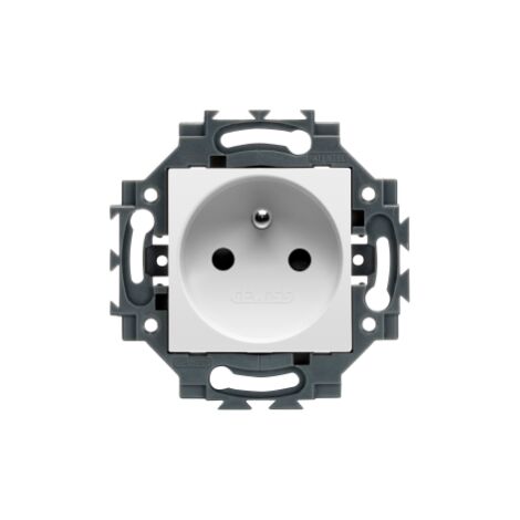 PRISE STD FRANCAIS C.AUTO.2P+T 16A BLANC GEWISS GW35215WP