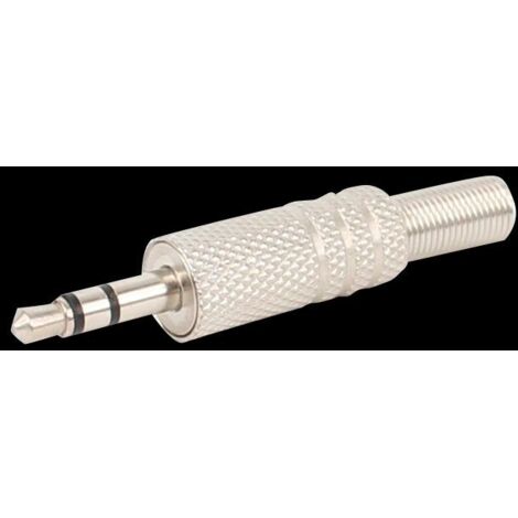 Prise stéréo 3,5 mm double canal entièrement métallique, prise casque 3,5 mm, adaptateur audio avec fiche à souder.