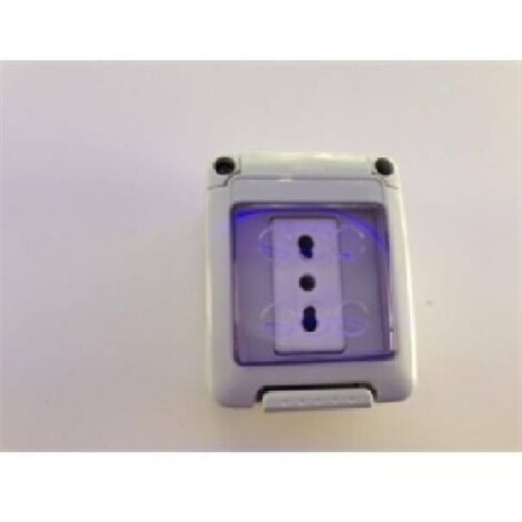 PRISE ST.ITA.2P+T 16A BIV.ETANCHE GEWISS GW27841