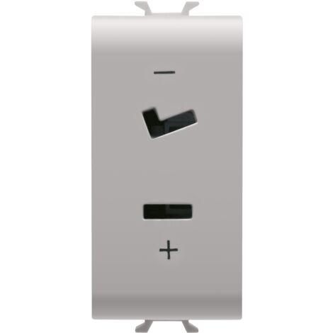 PRISE TBTS 2P 6A 24V POLARISÉE 1M BEIGE GEWISS GW13452