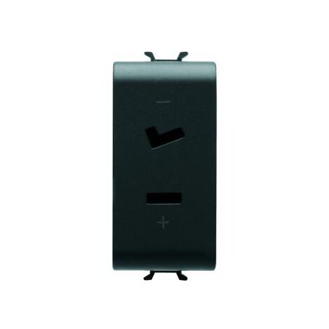 PRISE TBTS 2P 6A 24V POLARISÉE 1M NOIR GEWISS GW12452