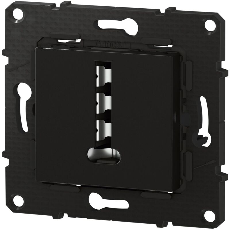 Prise téléphone 8 contacts en t Altège finition Nuit Bticino BTAL44SD