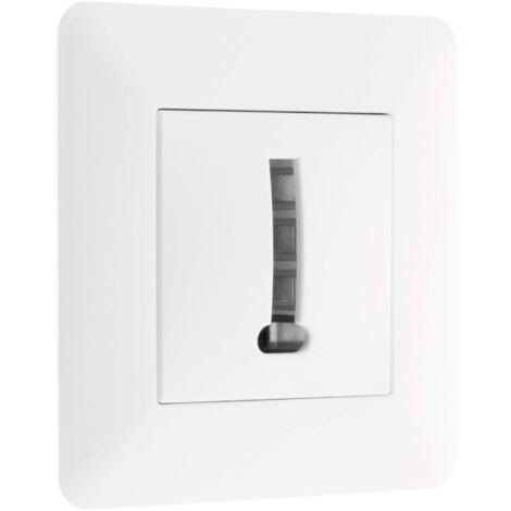 Prise téléphone 8 plots encastrable modèle ARTEZO blanc.