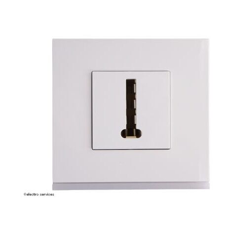 Prise téléphone Gallery Complet Blanc