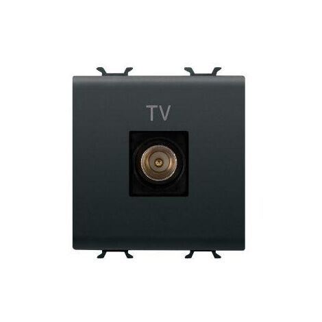 PRISE TV 2M DIR.CONN.MALE.9,5MM NOIR GEWISS GW12367