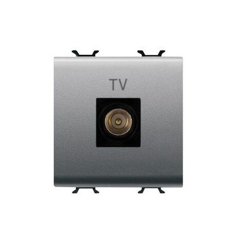 PRISE TV 2M DIR.CONN.MALE.9,5MM TITANE GEWISS GW14367