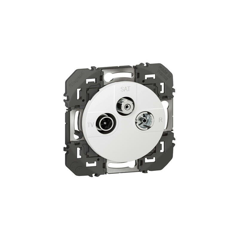 Legrand - Dooxie 600353 Prise tv-r-sat 1 câble dooxie finition blanc