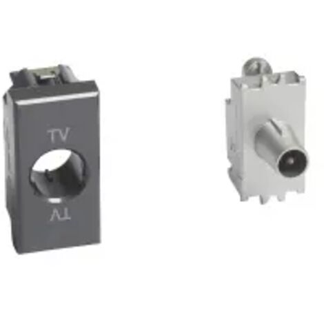 Prise TV et Sat Bticino Axolute Connecteur Mâle Direct H4202D