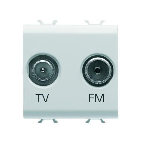 PRISE TV+FM 2M BLANC GEWISS GW10381