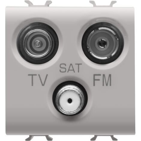 PRISE TV+FM+SAT 2M BEIGE GEWISS GW13382