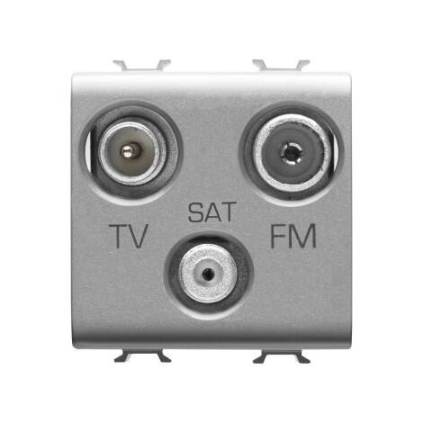 PRISE TV+FM+SAT 2M TITANE GEWISS GW14382