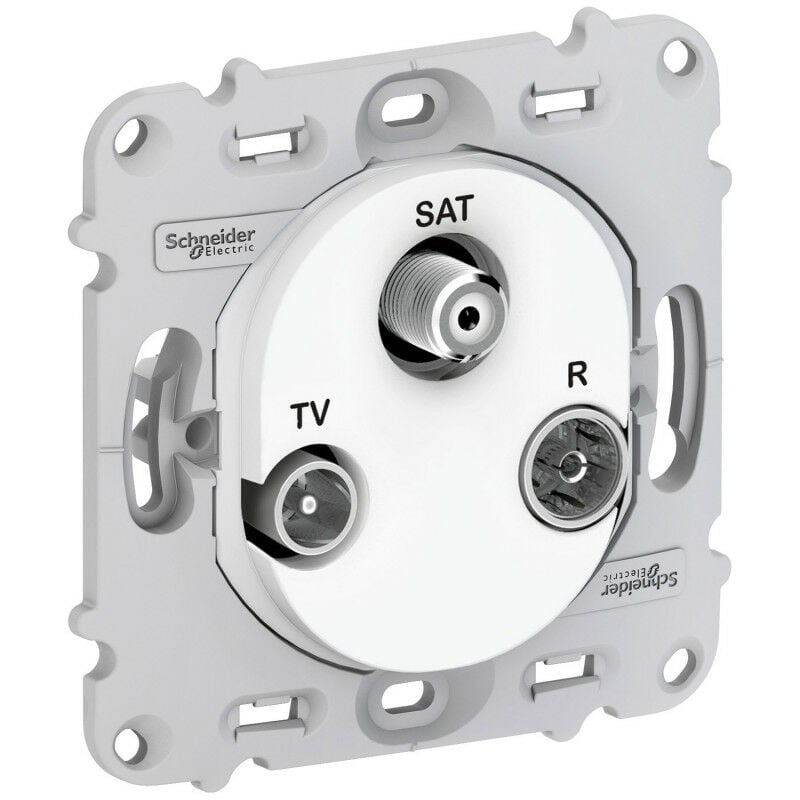 Schneider Electric - Ovalis - prise tv/r/sat - sans plaque de finition (S261461)