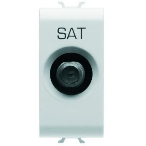 PRISE TV/SAT 1M DIR. CONNEC. F-F BL GEWISS GW10371