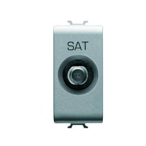 PRISE TV/SAT 1M PASS.10dB CONNEC.F-F TIT GEWISS GW14373