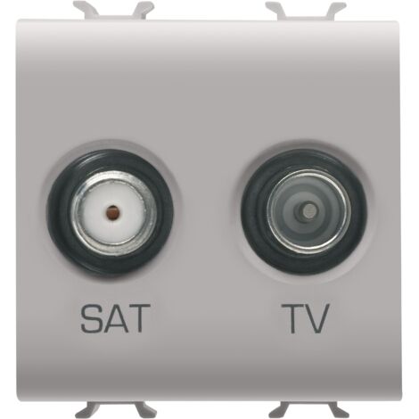PRISE TV+SAT 2M BEIGE GEWISS GW13383