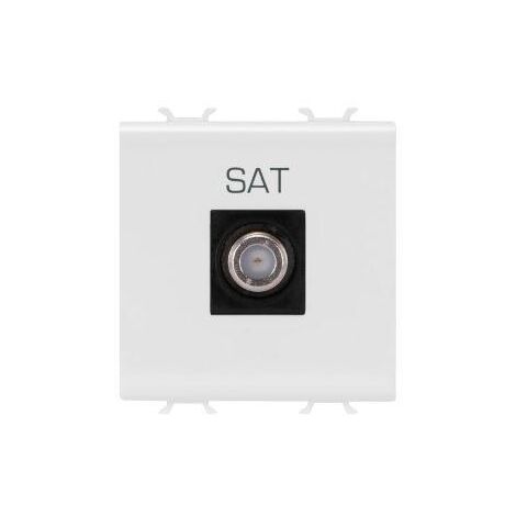PRISE TV/SAT 2M DIRECTE C.F-FEMM.BLANC GEWISS GW10377