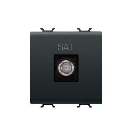 PRISE TV/SAT 2M DIRECTE C.F-FEMM.NOIR GEWISS GW12377