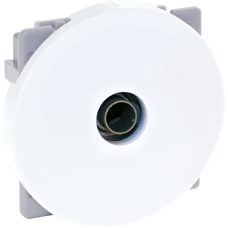 Prise TV simple - Blanc - Comète - 61164 - Eur'Ohm