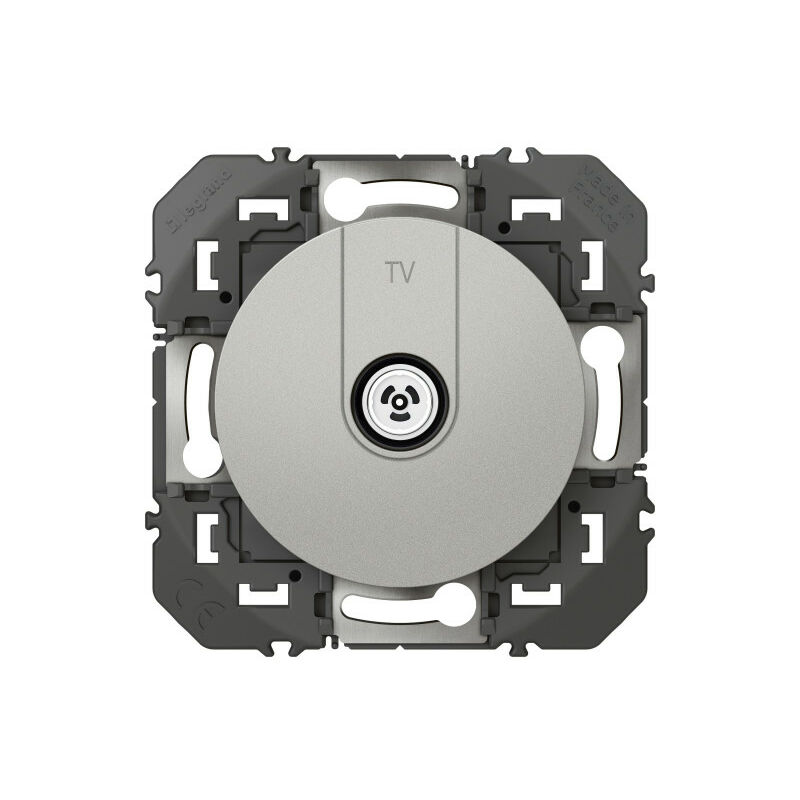 Legrand - Prise tv simple étoile blindée dooxie finition alu (600451)