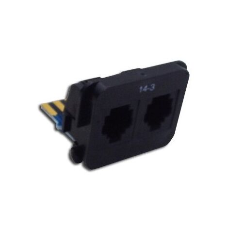 Prise VDI double 2 sorties RJ12 LEGRAND 051724