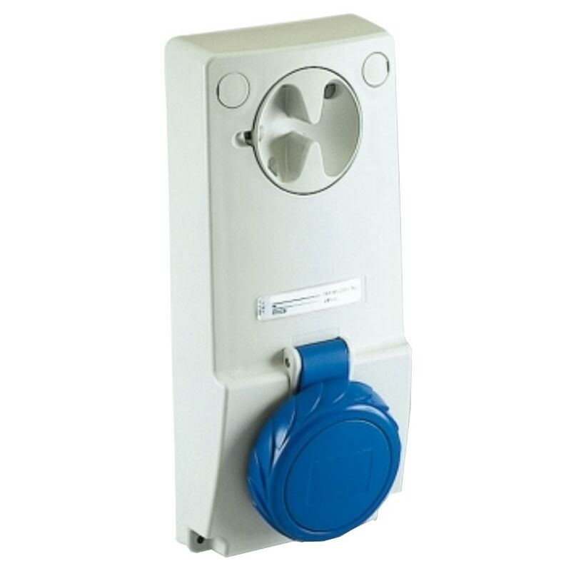 Schneider - Prise verrouillée verticale 2X16A+T 220V IP65 82081