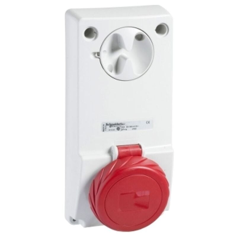 Schneider - Prise verrouillée verticale 3X16A+NT 400V IP65 82086