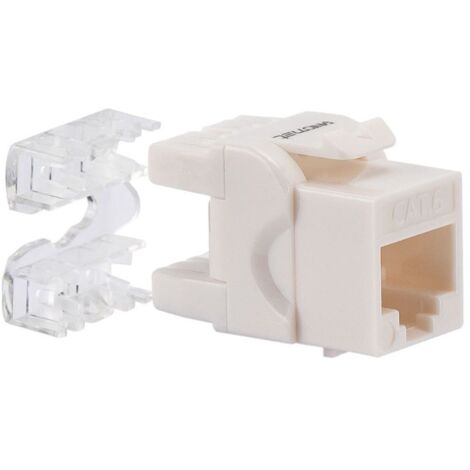 Prise verticale Fanton RJ45 CAT.6 UTP blanc 23710