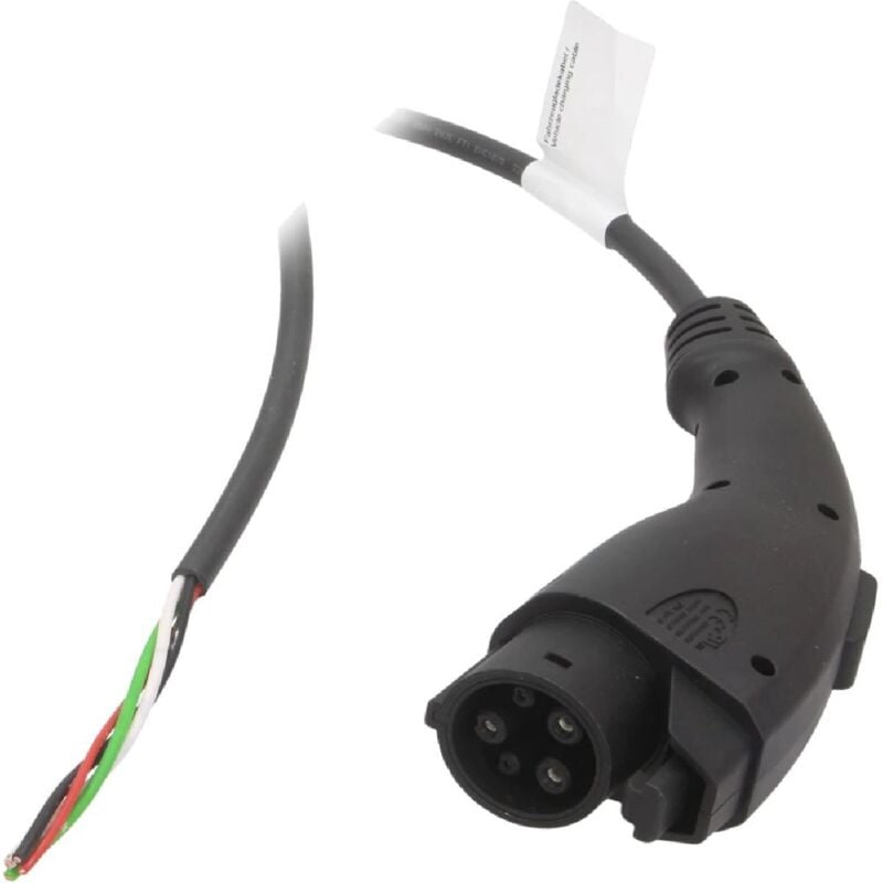 Prise voiture electrique eu - 7.5m 20A monophase 3x2.5mm2 + 1x0.5mm2