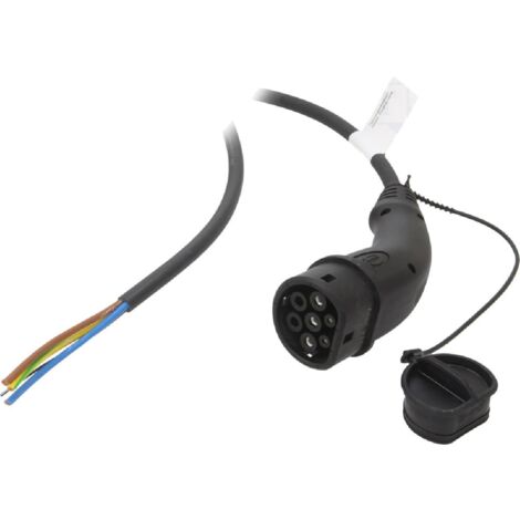 Prise voiture electrique EU - 7.5m 32A monophase 3x6mm2 + 1x0.5mm2