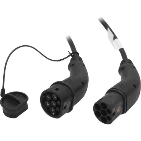 Prise voiture electrique EU - Rallonge 5m 20A triphase 5x2.5mm2 + 1x0.5mm2