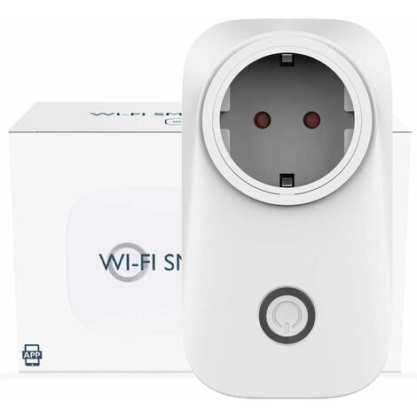 Prise Connectée blanc Meross MSS210 télécommande WiFi Smart Power Socket  Fonctionne avec  Alexa & Assistant Google, AC 100-240V, UK