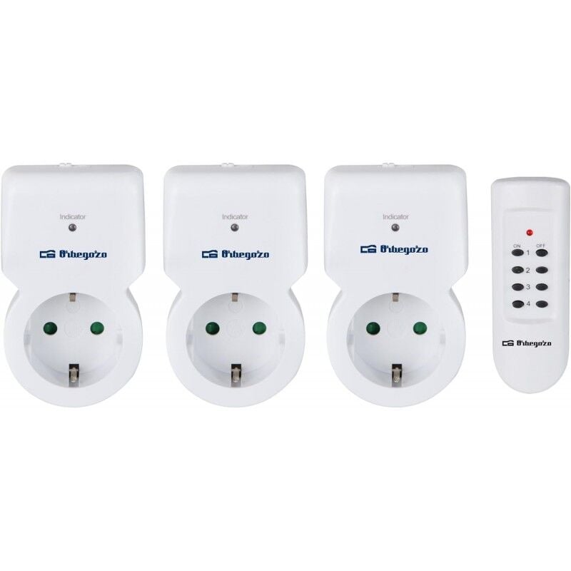 Suinga - Lot 3 Prises contrôlée par télécommande. Portée 30 mètres