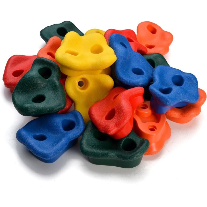 Readcly - Prises d'escalade Texturée, 20 Pièces Pierres Poignées d'escalade Tient