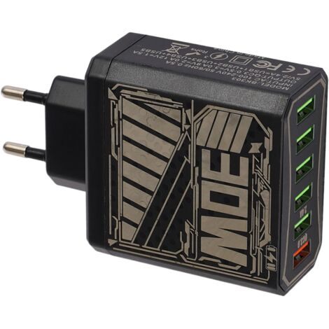 Prises murales - Adaptateur de Charge Rapide - 6 Ports Charge Rapide QC3.0