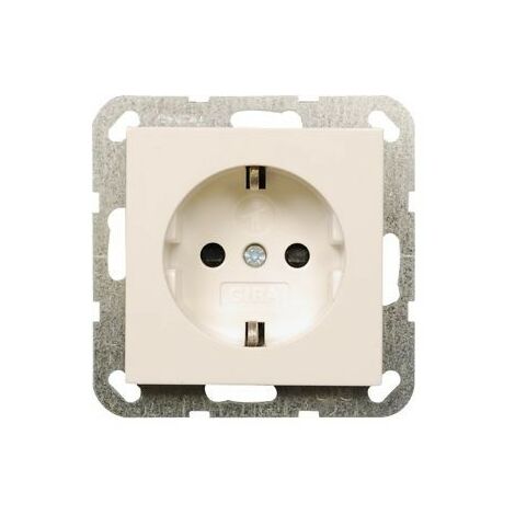 Prises SCHUKO avec sécurité enfant système 55 blanc brillant