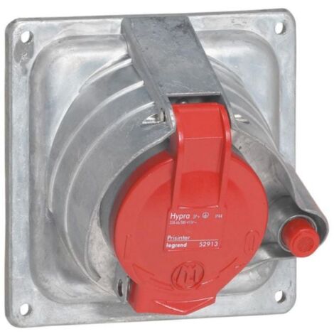 Prisinter fixe Hypra IP44/55 32A - 380V à 415V - 3P+N+T - métal - LEGRAND