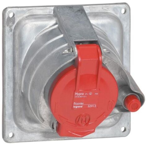 Prisinter fixe Hypra IP44/55 32A - 380V à 415V - 3P+T - métal - LEGRAND