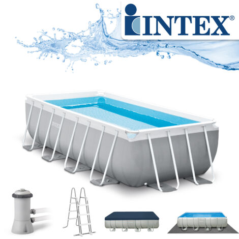Prism Frame Swimmingpool-Set Rechteckig 488x244x107 cm 26792GN INTEX