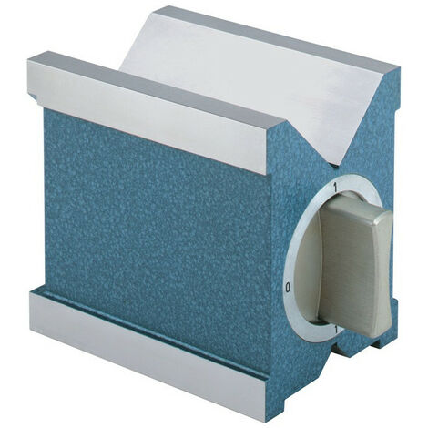 Prisma di bloccaggio magnetico per acciaio D.6-70mm STA L100xB70mm Tol. ± 0.004mm