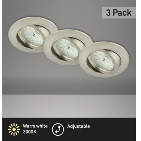 PRISMA - FARETTI LED A INCASSO 3X5W 400LM IP23