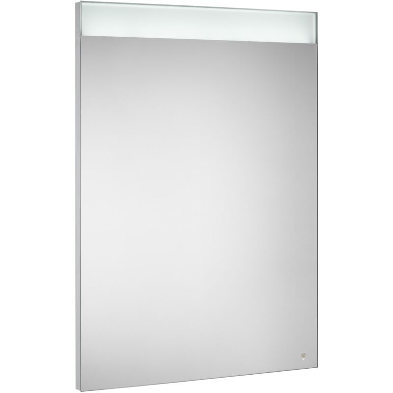 Roca - Miroir avec éclairage supérieur led prisma Dimensions : 600 mm