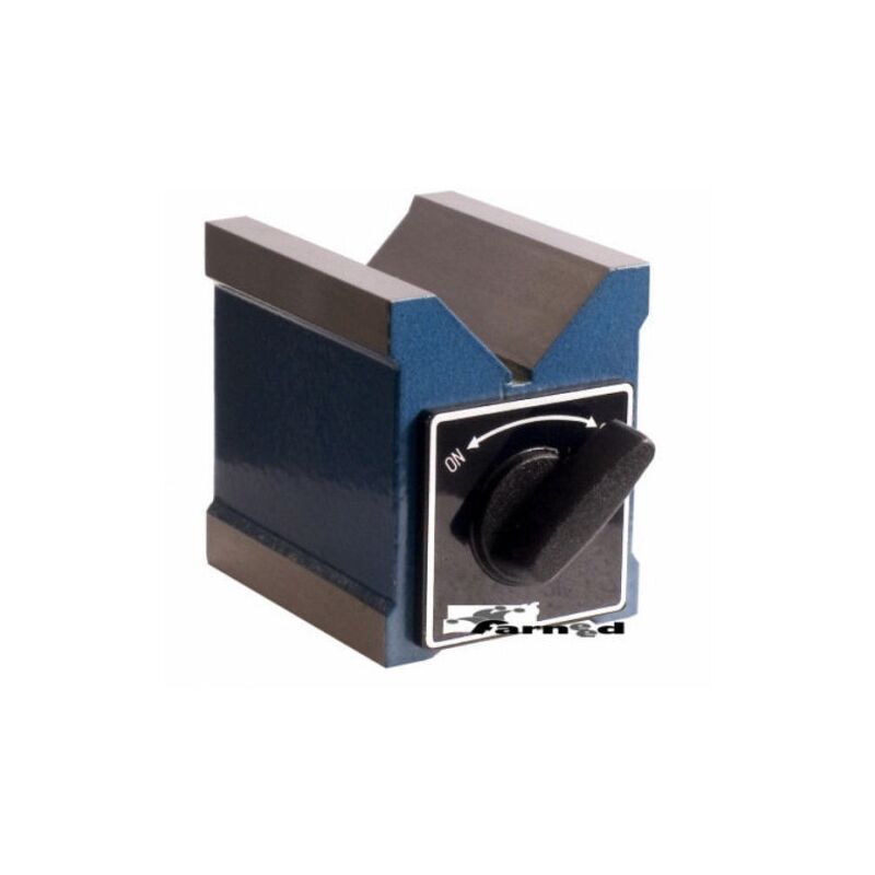 Image of FAR - prisma magnetico per tornio supporto a squadro fresa piano magnetico singolo a 4